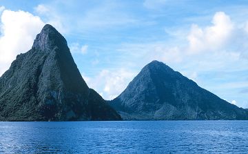 St. Lucia Twin Pitons
